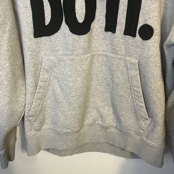 Y2K Nike “Just Do It” embroidered fleece hoodie size Large - Picture 6 of 7